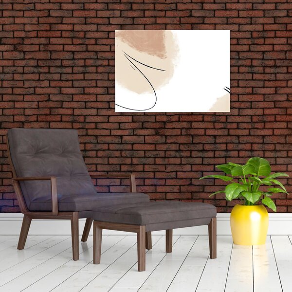 Slika - Bijela apstrakcija (70x50 cm)