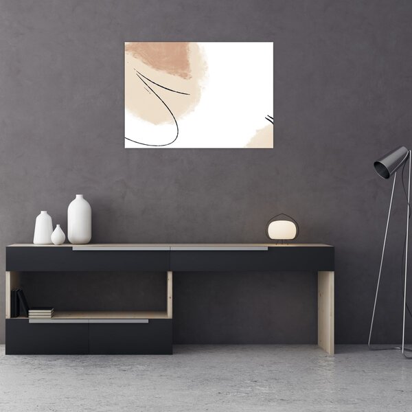 Slika - Bijela apstrakcija (70x50 cm)