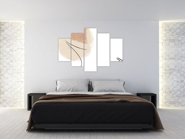 Slika - Bijela apstrakcija (150x105 cm)