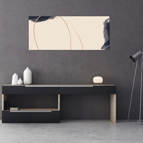 Slika - Bež apstrakcija (120x50 cm)
