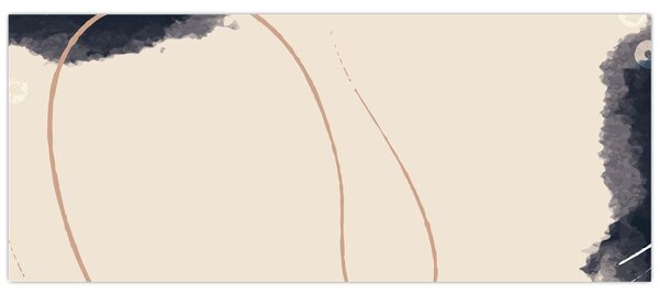 Slika - Bež apstrakcija (120x50 cm)