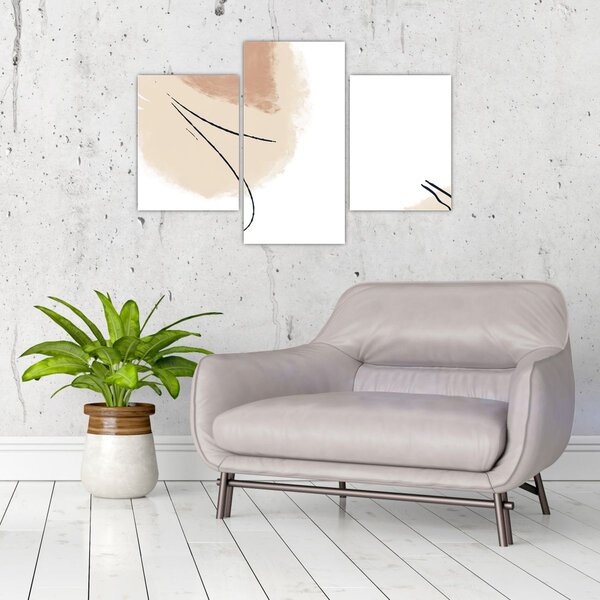 Slika - Bijela apstrakcija (90x60 cm)