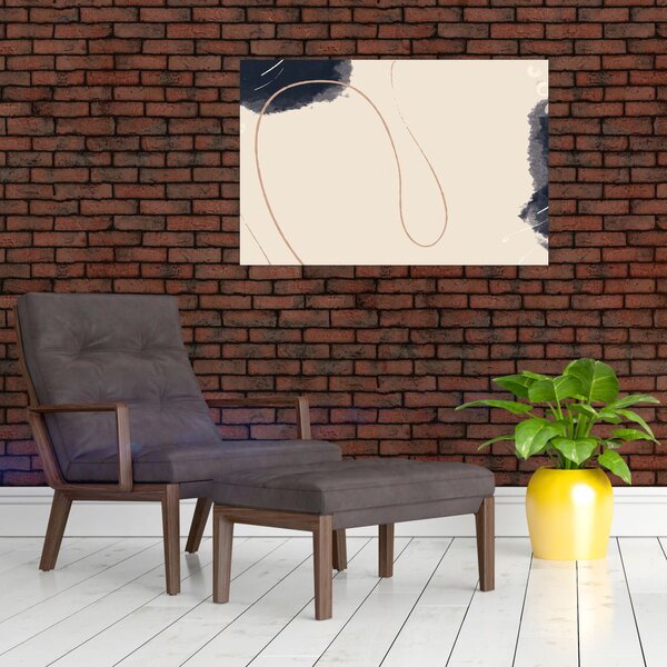 Slika - Bež apstrakcija (90x60 cm)