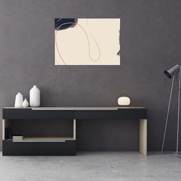 Slika - Bež apstrakcija (70x50 cm)