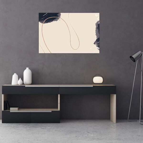 Slika - Bež apstrakcija (90x60 cm)