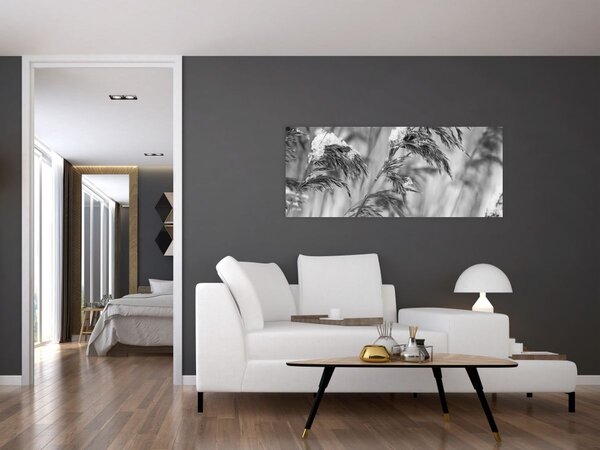 Slika - Lipnice, crno-bijela (120x50 cm)