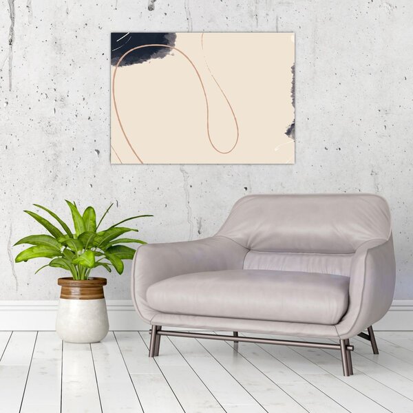 Slika - Bež apstrakcija (70x50 cm)