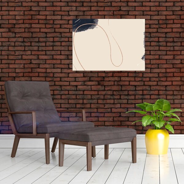 Slika - Bež apstrakcija (70x50 cm)