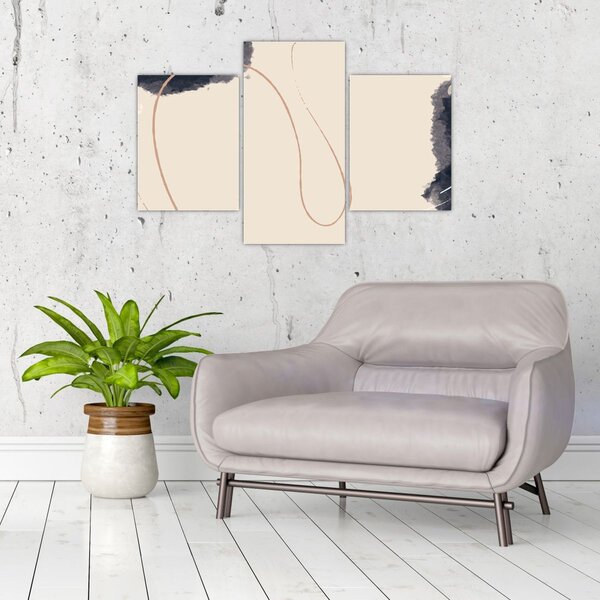 Slika - Bež apstrakcija (90x60 cm)