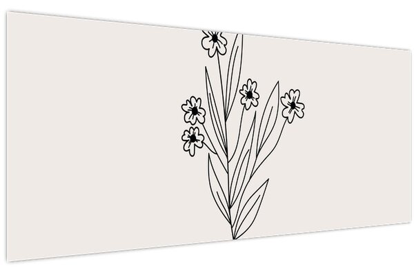 Slika - Livadni cvijet N⁰1 (120x50 cm)