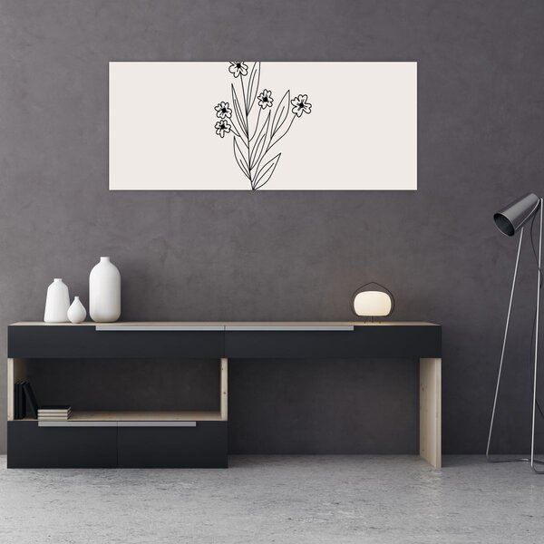 Slika - Livadni cvijet N⁰1 (120x50 cm)