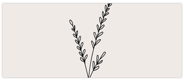 Slika - Livadni cvijet N⁰2 (120x50 cm)