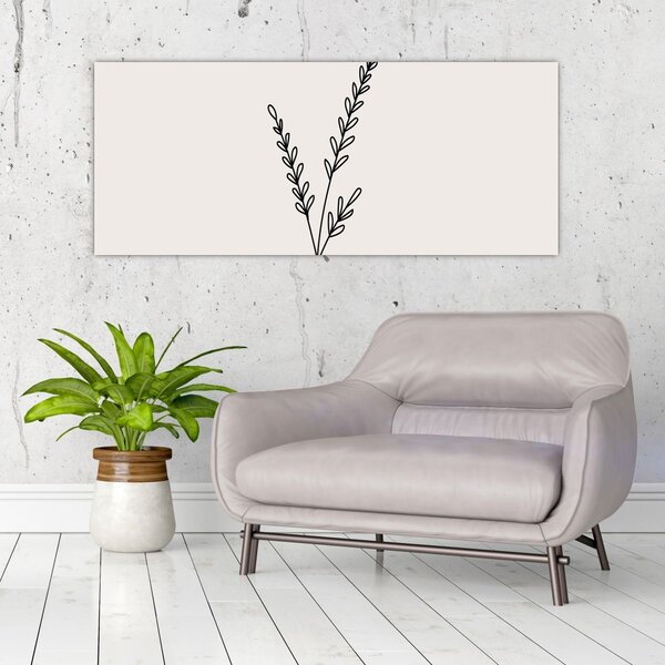 Slika - Livadni cvijet N⁰2 (120x50 cm)