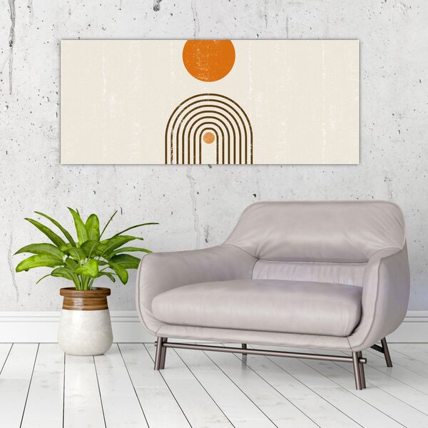 Slika - Smeđi lukovi (120x50 cm)