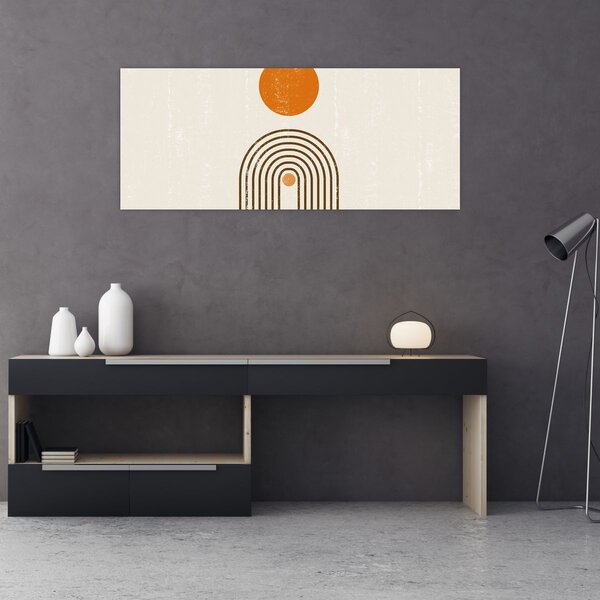Slika - Smeđi lukovi (120x50 cm)