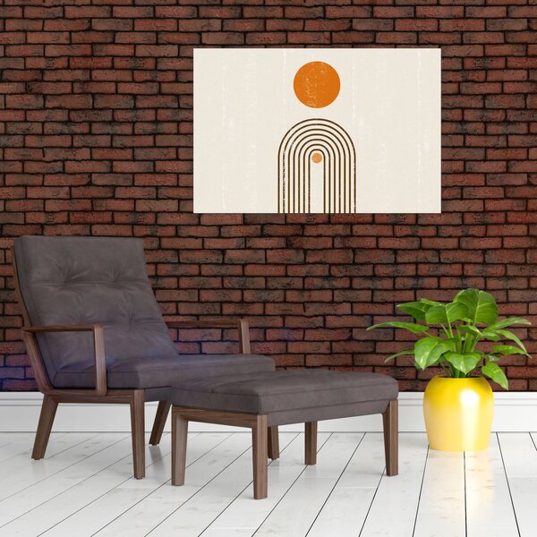 Slika - Smeđi lukovi (90x60 cm)