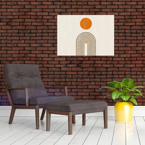 Slika - Smeđi lukovi (70x50 cm)