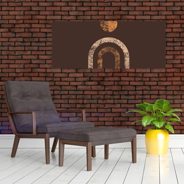 Slika - Narančasti lukovi N⁰1 (120x50 cm)