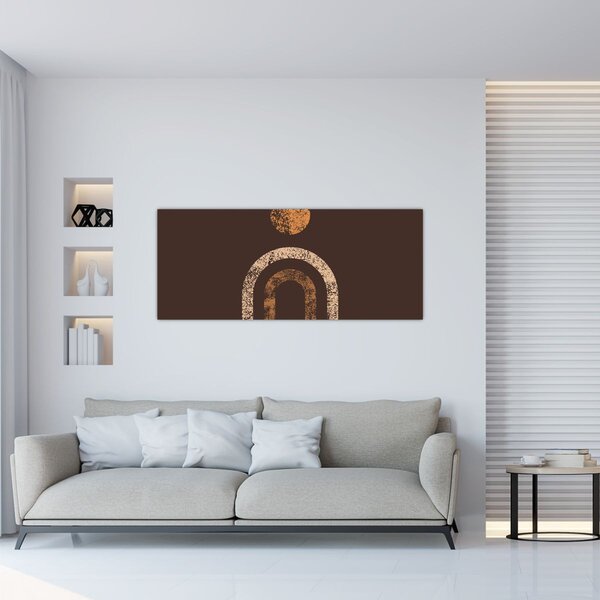 Slika - Narančasti lukovi N⁰1 (120x50 cm)