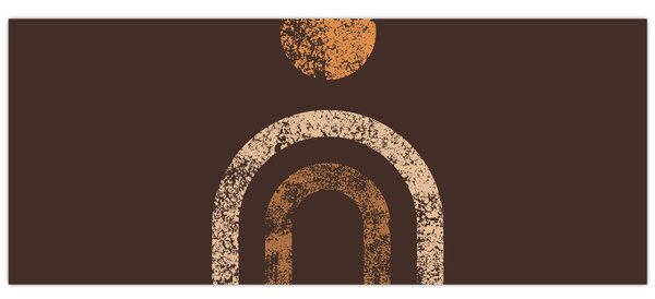 Slika - Narančasti lukovi N⁰1 (120x50 cm)