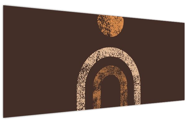 Slika - Narančasti lukovi N⁰1 (120x50 cm)
