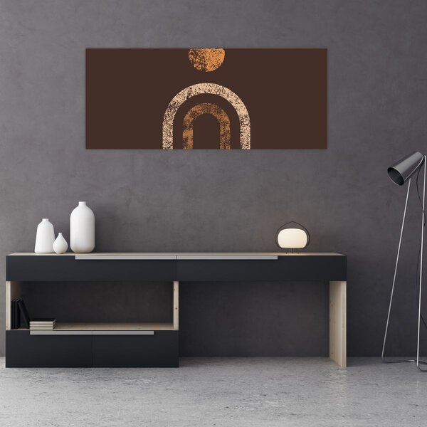 Slika - Narančasti lukovi N⁰1 (120x50 cm)