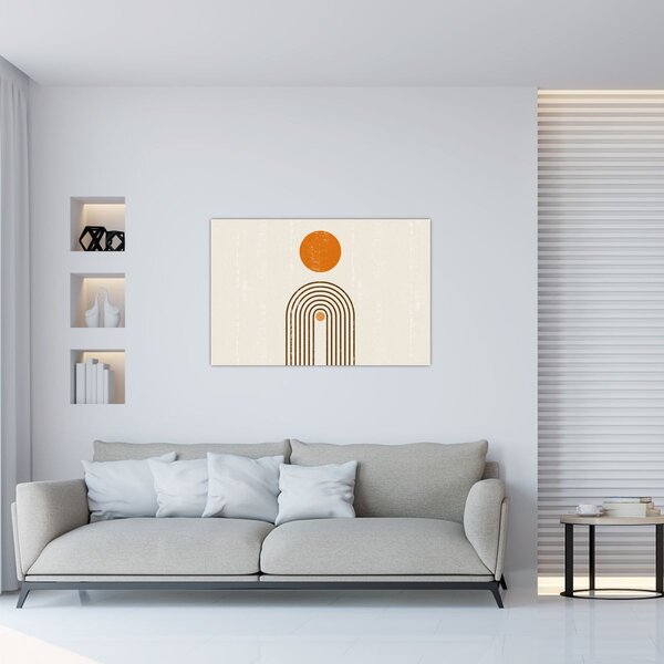 Slika - Smeđi lukovi (90x60 cm)