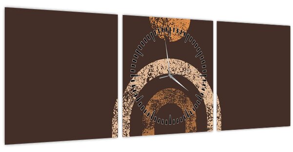 Slika - Narančasti lukovi N⁰1 (sa satom) (90x30 cm)