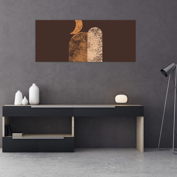 Slika - Narančasti lukovi N⁰2 (120x50 cm)