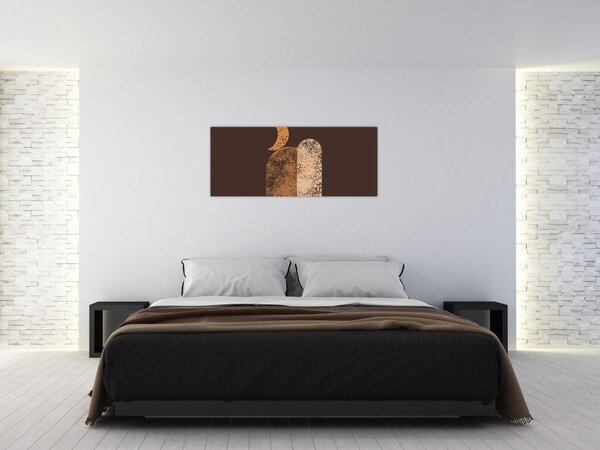 Slika - Narančasti lukovi N⁰2 (120x50 cm)