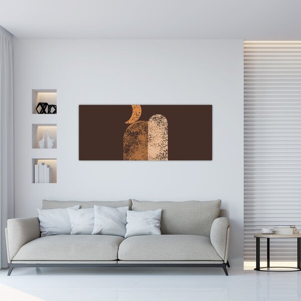 Slika - Narančasti lukovi N⁰2 (120x50 cm)