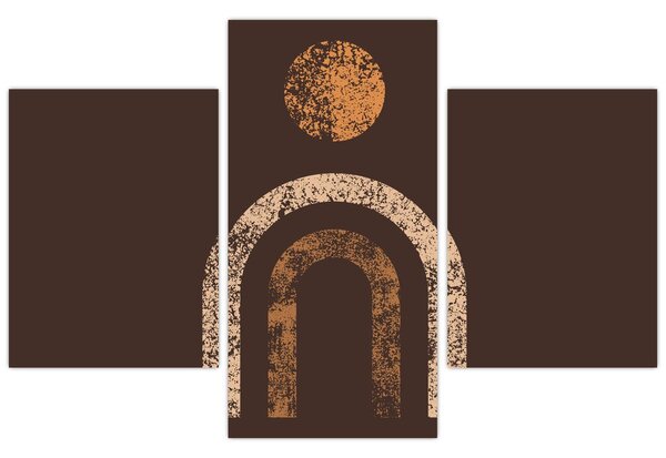 Slika - Narančasti lukovi N⁰1 (90x60 cm)