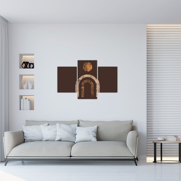 Slika - Narančasti lukovi N⁰1 (90x60 cm)