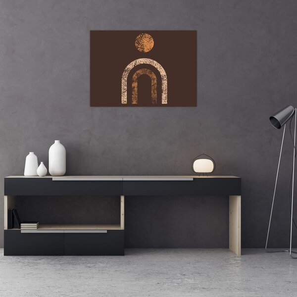 Slika - Narančasti lukovi N⁰1 (70x50 cm)