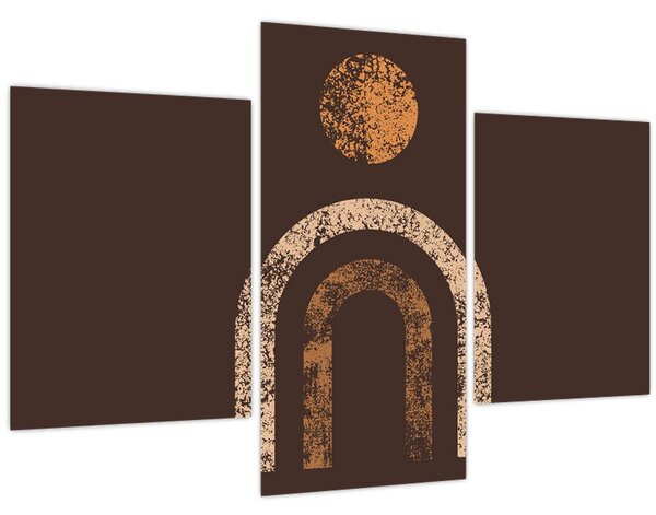 Slika - Narančasti lukovi N⁰1 (90x60 cm)