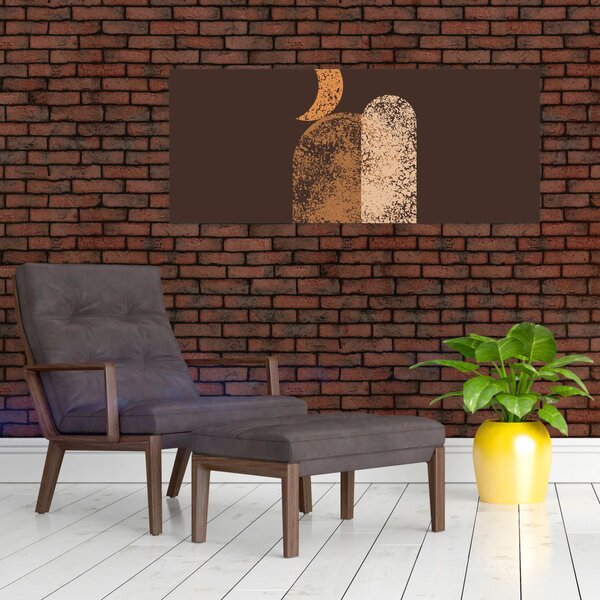 Slika - Narančasti lukovi N⁰2 (120x50 cm)