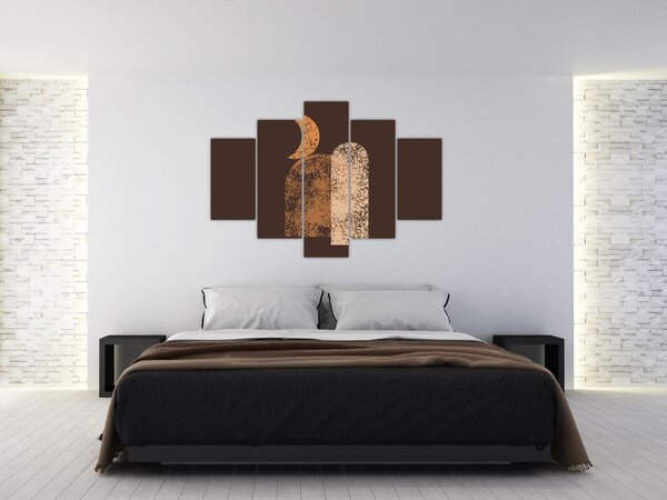 Slika - Narančasti lukovi N⁰2 (150x105 cm)