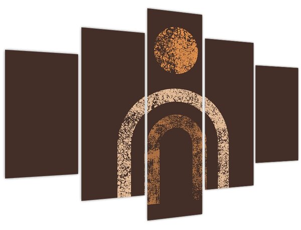 Slika - Narančasti lukovi N⁰1 (150x105 cm)