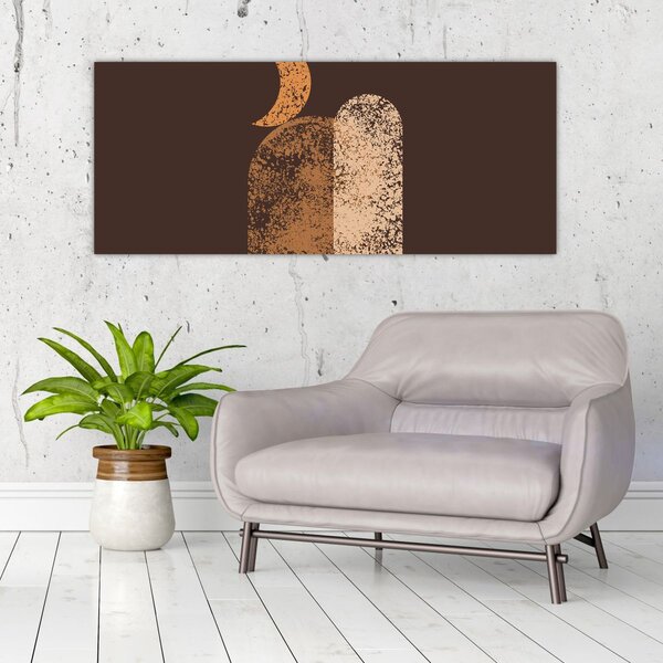 Slika - Narančasti lukovi N⁰2 (120x50 cm)