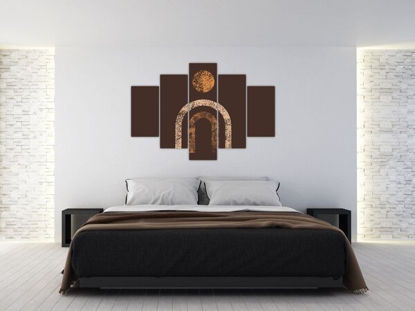 Slika - Narančasti lukovi N⁰1 (150x105 cm)