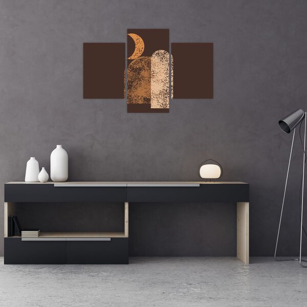 Slika - Narančasti lukovi N⁰2 (90x60 cm)
