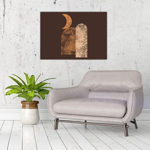 Slika - Narančasti lukovi N⁰2 (70x50 cm)