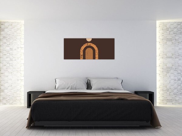 Slika - Narančasti lukovi N⁰3 (120x50 cm)