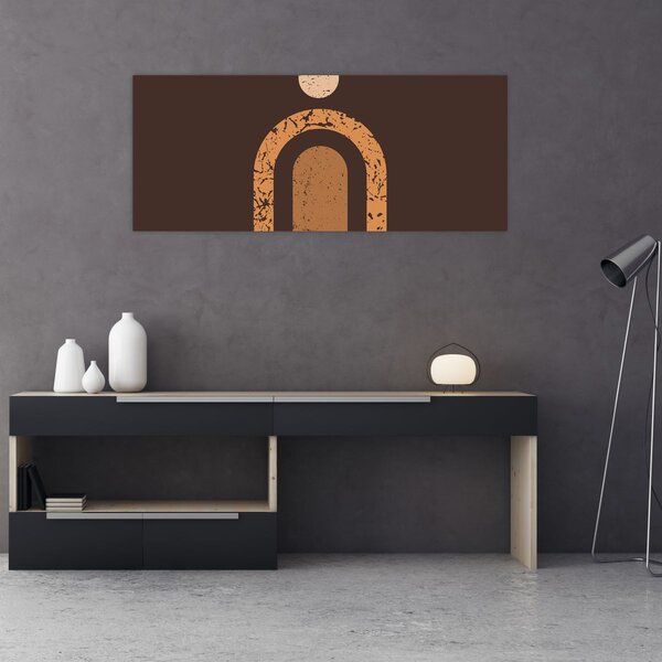 Slika - Narančasti lukovi N⁰3 (120x50 cm)