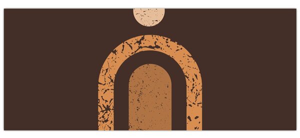 Slika - Narančasti lukovi N⁰3 (120x50 cm)