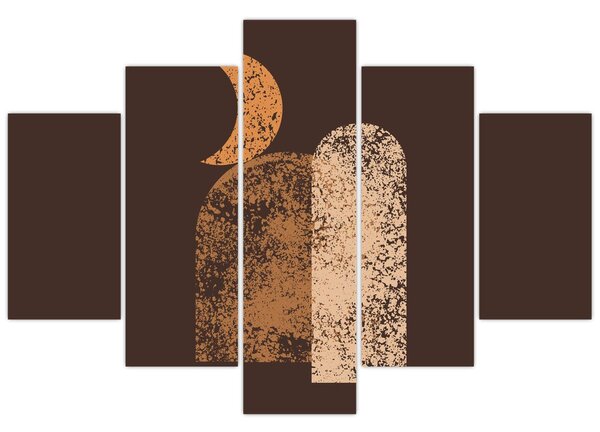 Slika - Narančasti lukovi N⁰2 (150x105 cm)