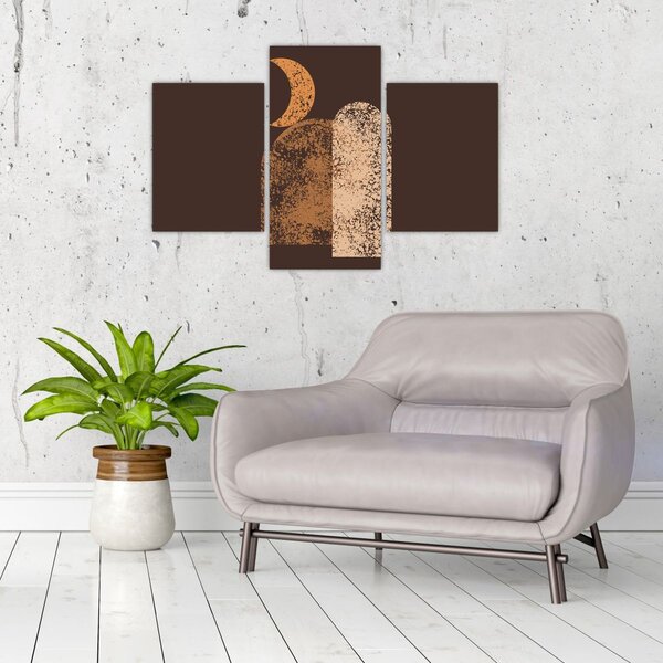 Slika - Narančasti lukovi N⁰2 (90x60 cm)