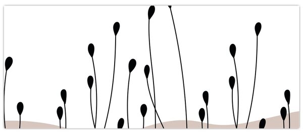 Slika - Grafička livada N⁰1 (120x50 cm)