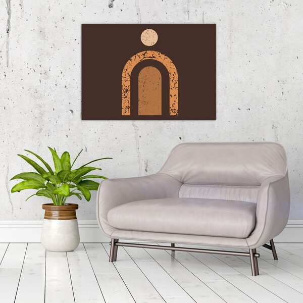 Slika - Narančasti lukovi N⁰3 (70x50 cm)