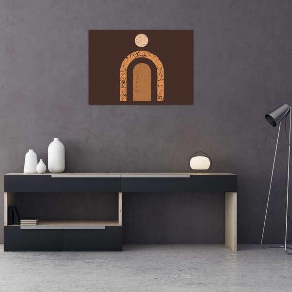 Slika - Narančasti lukovi N⁰3 (70x50 cm)